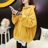 Laia mudeliga naiste dressipluus kapuutsi ja taskuga