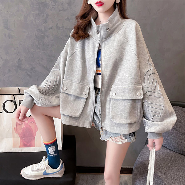 Φαρδύ μοντέλο γυναικείο φούτερ με τσέπες