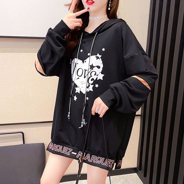 Värvirakendusega naiste dressipluus - lai mudel