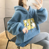 Naiste lai aplikatsiooni ja lipsudega dressipluus