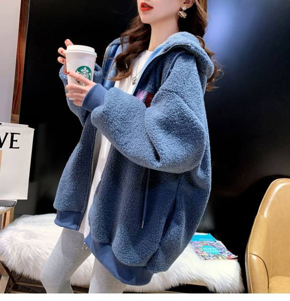 Naiste kapuutsiga suleline dressipluus kolmes värvitoonis