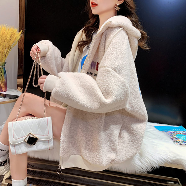 Naiste kapuutsiga suleline dressipluus kolmes värvitoonis