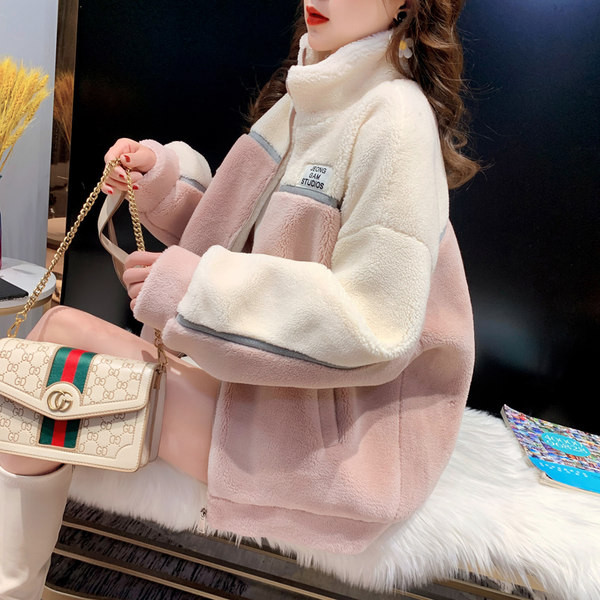 Tasuta mudel kõrge kraega naiste suleline dressipluus