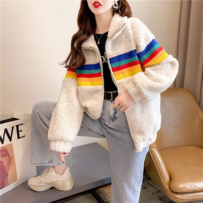 Naiste kohev kõrge kraega dressipluus - lai mudel