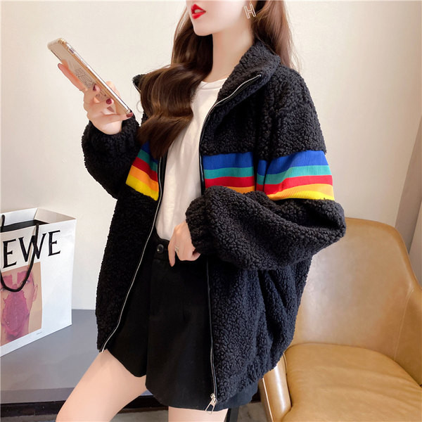 Naiste kohev kõrge kraega dressipluus - lai mudel