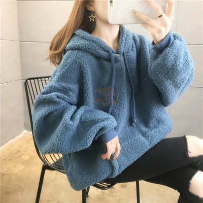 Kapuutsi ja lipsudega pluus naiste dressipluus