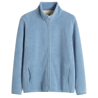 Puha női pulóver magas gallérú cipzárral és felirattal