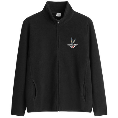 Puha női pulóver magas gallérú cipzárral és felirattal