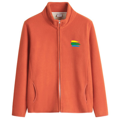 Puha női pulóver magas gallérú cipzárral és felirattal