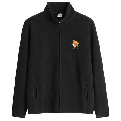 Puha női pulóver magas gallérú cipzárral és felirattal