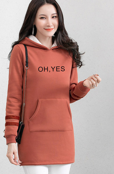 Naiste sooja voodriga talvine dressipluus