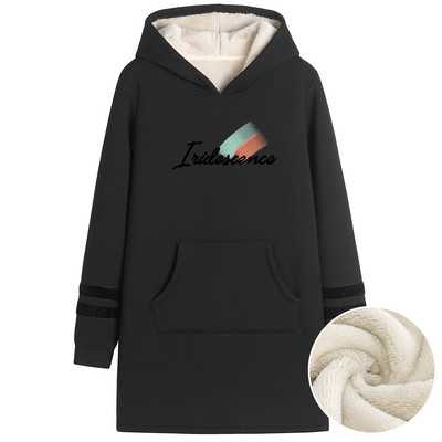 Naiste sooja voodriga talvine dressipluus