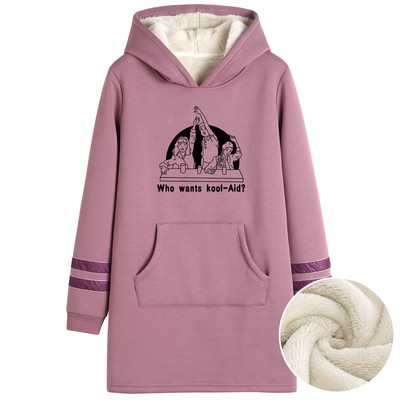 Naiste sooja voodriga talvine dressipluus