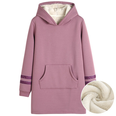 Naiste sooja voodriga talvine dressipluus