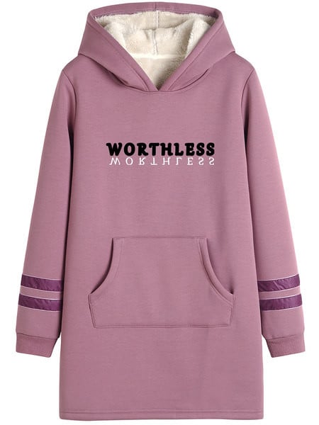 Uue mudeli naiste pikk dressipluus kapuutsi ja taskuga