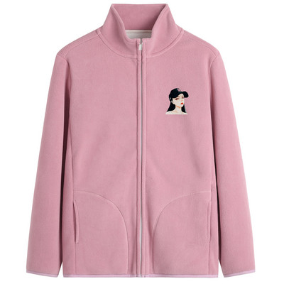 Naiste lukuga polaarne dressipluus - sirge mudel