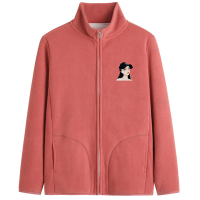 Naiste lukuga polaarne dressipluus - sirge mudel