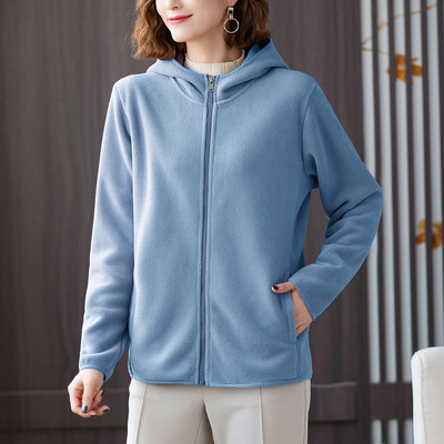 Lihtne mudel kapuutsiga naiste dressipluus