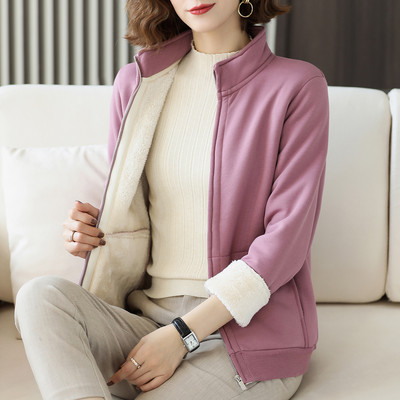 Sirge mudeliga naiste dressipluus sooja voodri ja lukuga