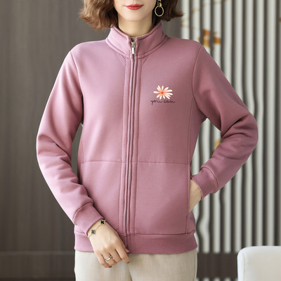 Sirge mudeliga naiste dressipluus sooja voodri ja lukuga