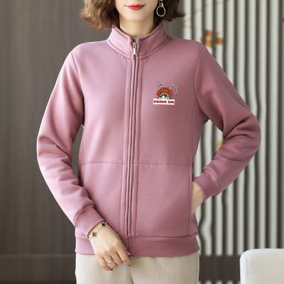 Sirge mudeliga naiste dressipluus sooja voodri ja lukuga