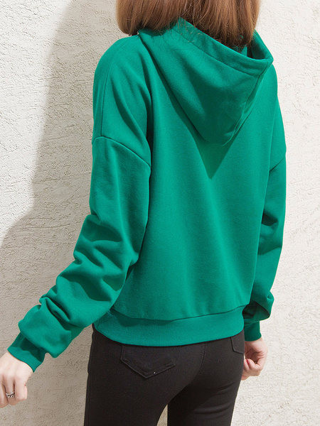 Naistele mõeldud kevadine kapuutsiga dressipluus