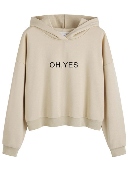 Naistele mõeldud kevadine kapuutsiga dressipluus