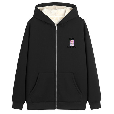 Naiste sooja voodriga dressipluus - mitut värvi