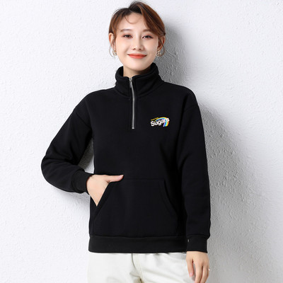 Naiste talvekampsun luku ja paksu sametvoodriga