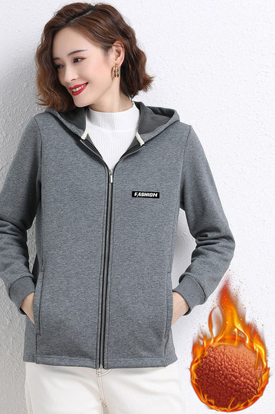 Sirge mudeliga naiste dressipluus luku ja kapuutsiga - mitu mudelit