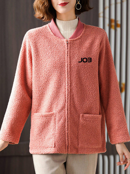 Νέο μοντέλο γυναικείο πουπουλένιο φούτερ με στρογγυλή λαιμόκοψη και τσέπες