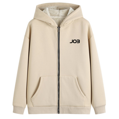 Naistele sooja voodri ja kapuutsiga talvine dressipluus