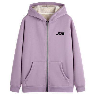 Naistele sooja voodri ja kapuutsiga talvine dressipluus