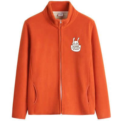 Tikitud tekstiga ja kõrge kraega igapäevane naiste dressipluus