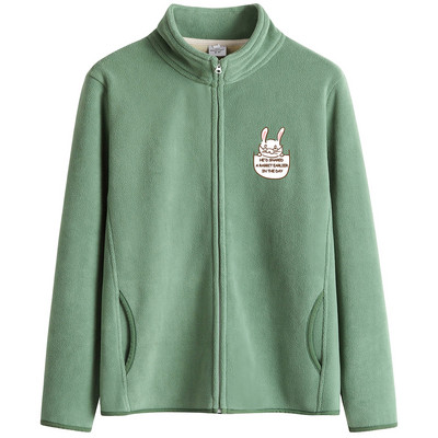 Tikitud tekstiga ja kõrge kraega igapäevane naiste dressipluus