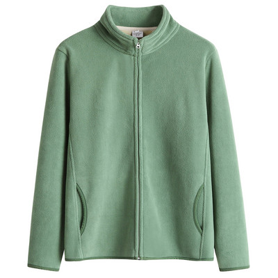 Tikitud tekstiga ja kõrge kraega igapäevane naiste dressipluus