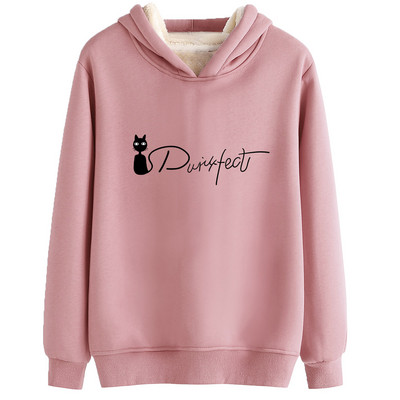 Sooja voodri ja aplikatsiooniga naiste dressipluus