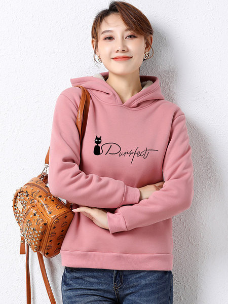 Sooja voodri ja aplikatsiooniga naiste dressipluus