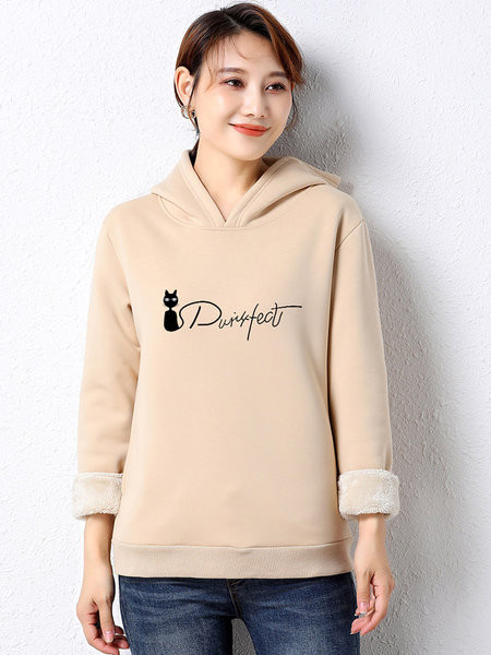 Sooja voodri ja aplikatsiooniga naiste dressipluus