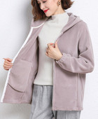 Polar kapuutsi ja taskutega dressipluus naistele