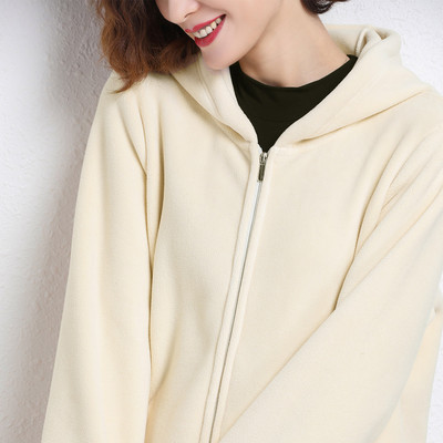 Polar kapuutsi ja taskutega dressipluus naistele