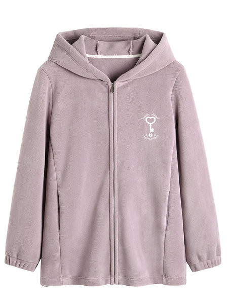 Polar kapuutsi ja taskutega dressipluus naistele