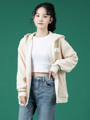 Sügis-talvine sooja voodri ja kapuutsiga dressipluus