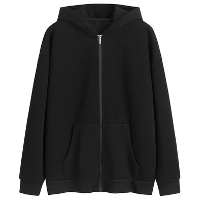 Sügis-talvine sooja voodri ja kapuutsiga dressipluus