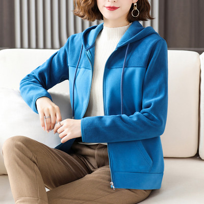 Naiste vabaaja kapuutsiga dressipluus - kaks mudelit