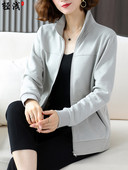 Naiste sügisene dressipluusi tavaline taskute ja lukuga mudel