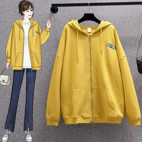 Uue mudeliga naiste kapuutsiga dressipluus kollase ja lilla värviga