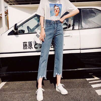 Sinised rebenenud motiividega naiste teksad