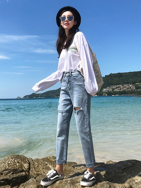 Rebenenud motiividega vabaaja teksad