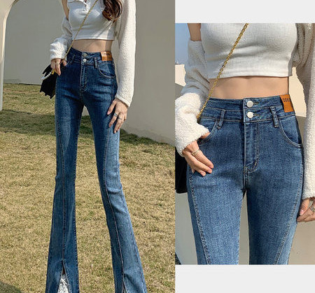 Moodsad kõrge vöökohaga Charlestoni teksad